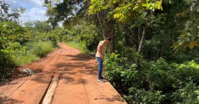 Vereador Júnio de Cesário reforça compromisso com zona rural e obras avançam em Porto Nacional