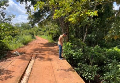 Vereador Júnio de Cesário reforça compromisso com zona rural e obras avançam em Porto Nacional