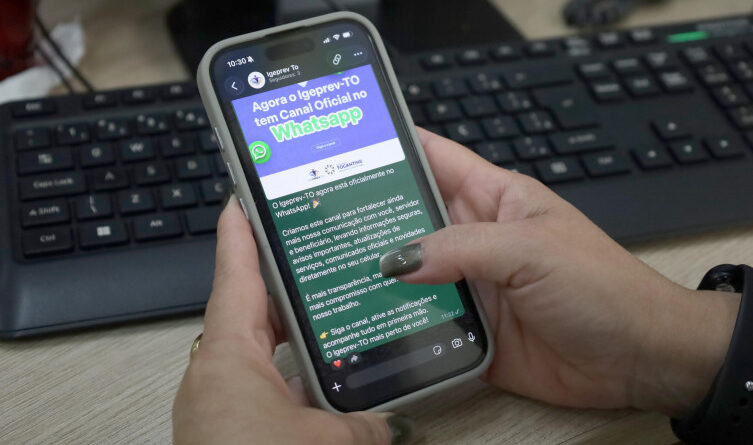 Igeprev/TO lança canal oficial no WhatsApp para ampliar transparência e comunicação com segurados