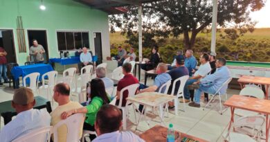 Em Alvorada, região sul do estado, Maurício Buffon e Dari Fronza, pré-candidatos a deputado federal e estadual respectivamente pelo PL, se reúnem com líderes e apoiadores