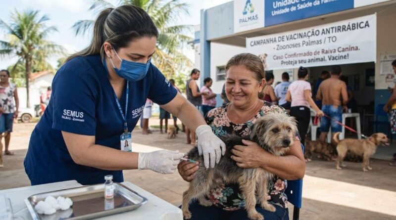 Caso de raiva canina em Palmas reforça alerta para vacinação de cães e gatos